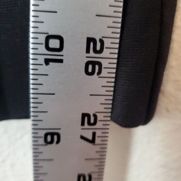 Talbots Petites Womens Sz L Pull On Elastic Waistband Ankle Pants Black Pocket - Picture 11 of 15